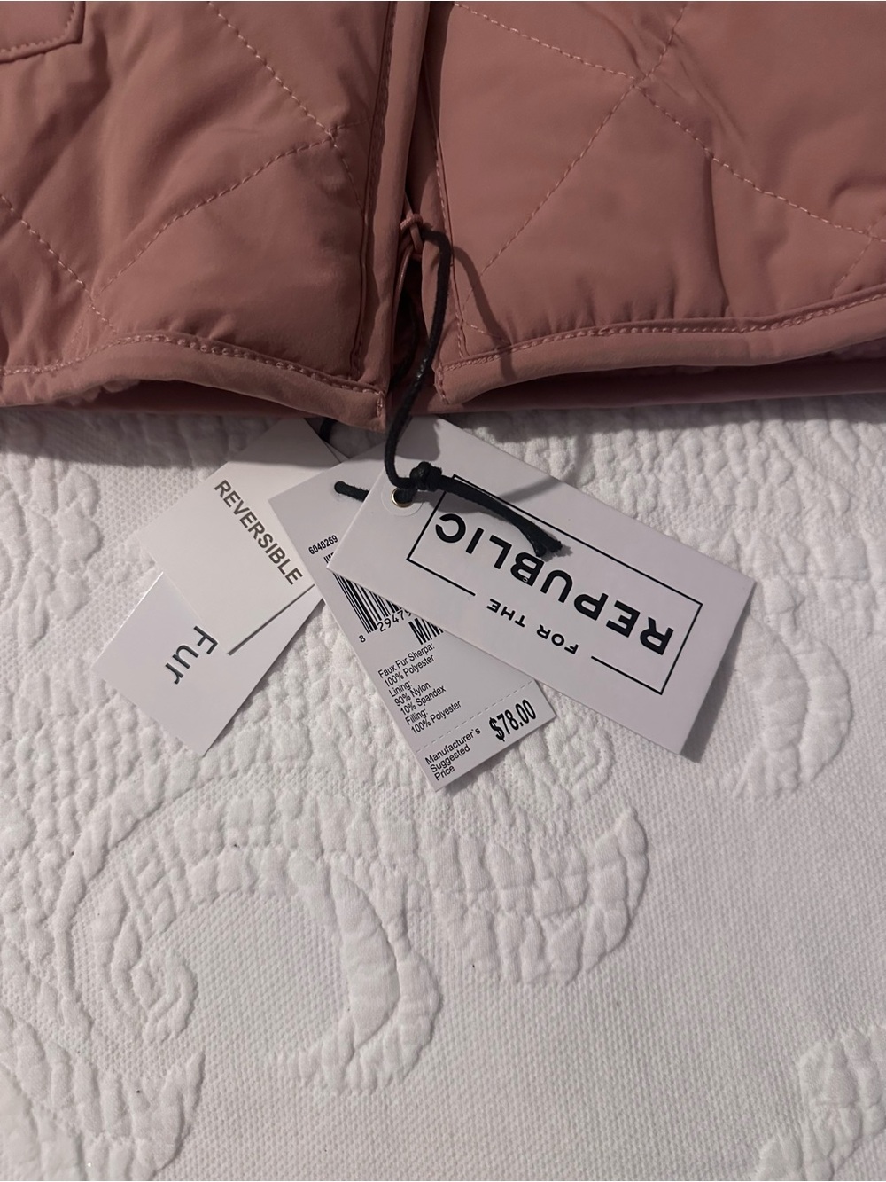 Republic faux fur coat